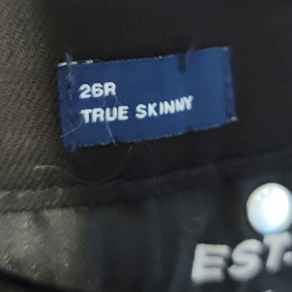 Gap Black True Skinny Jeans - 26 Regular - Picture 3 of 4